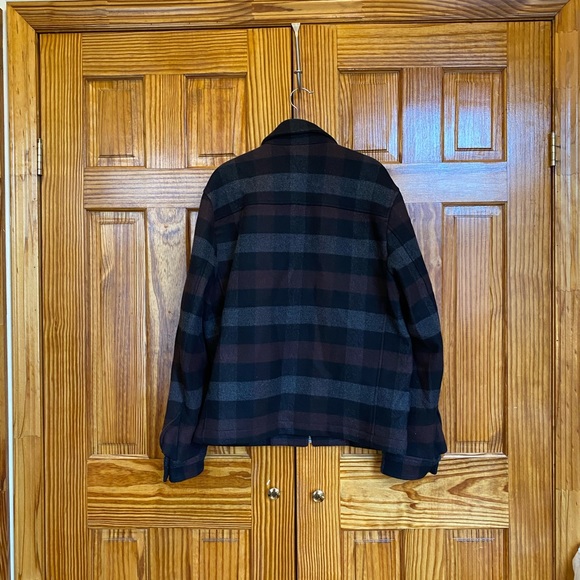Theory Wyatt wool plaid shirt jacket - Picture 2 of 5